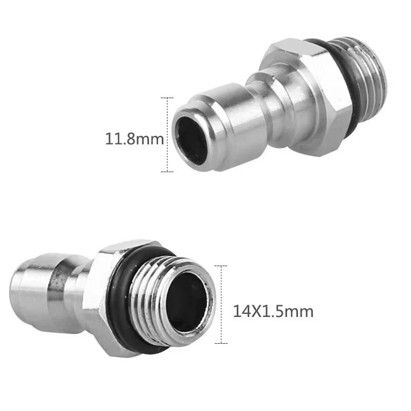 1/4 Quick Connect Pressure Washer Adapter Nozzle Coupler Foam Cannon Connector