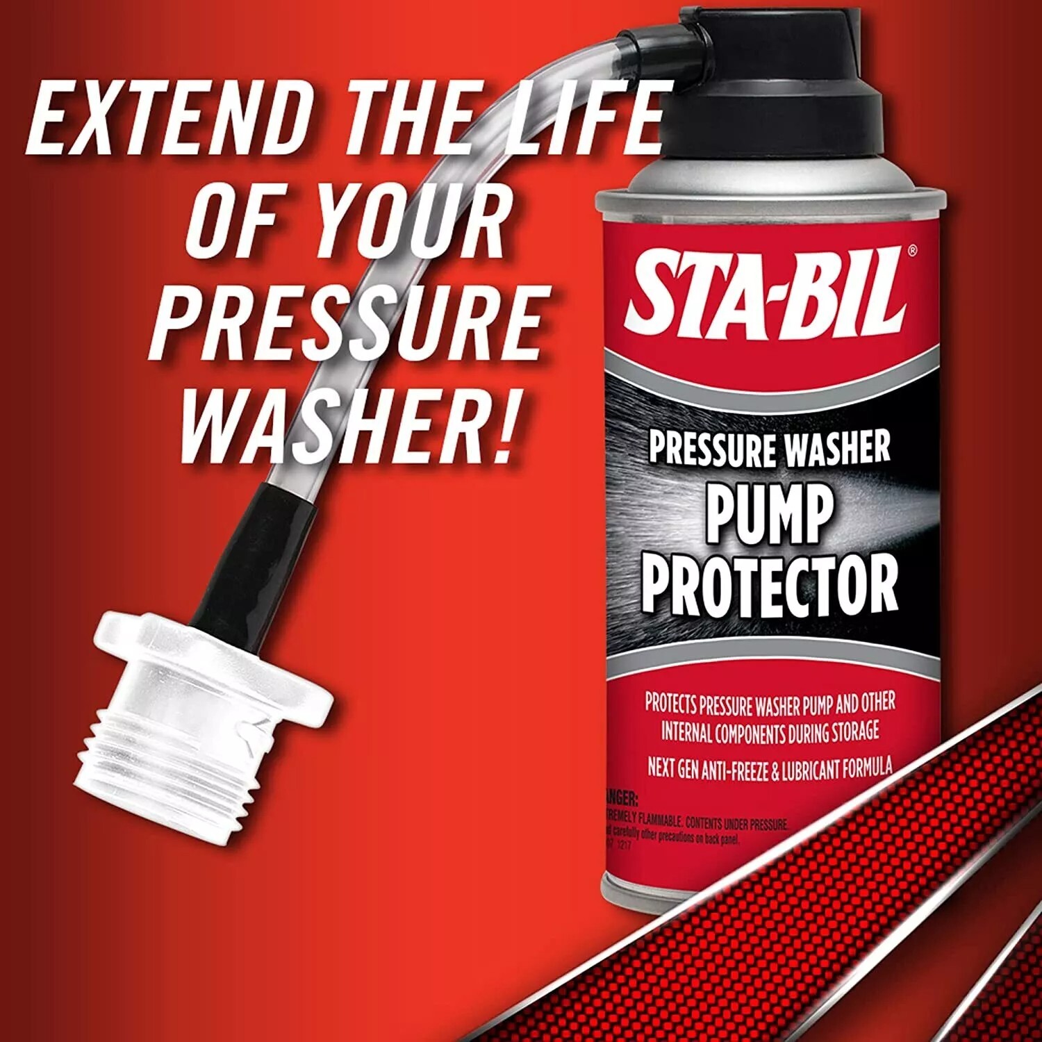 STA-BIL Pressure Washer Pump Protector Pistons Seals Saver Lubricant Anti-Freez