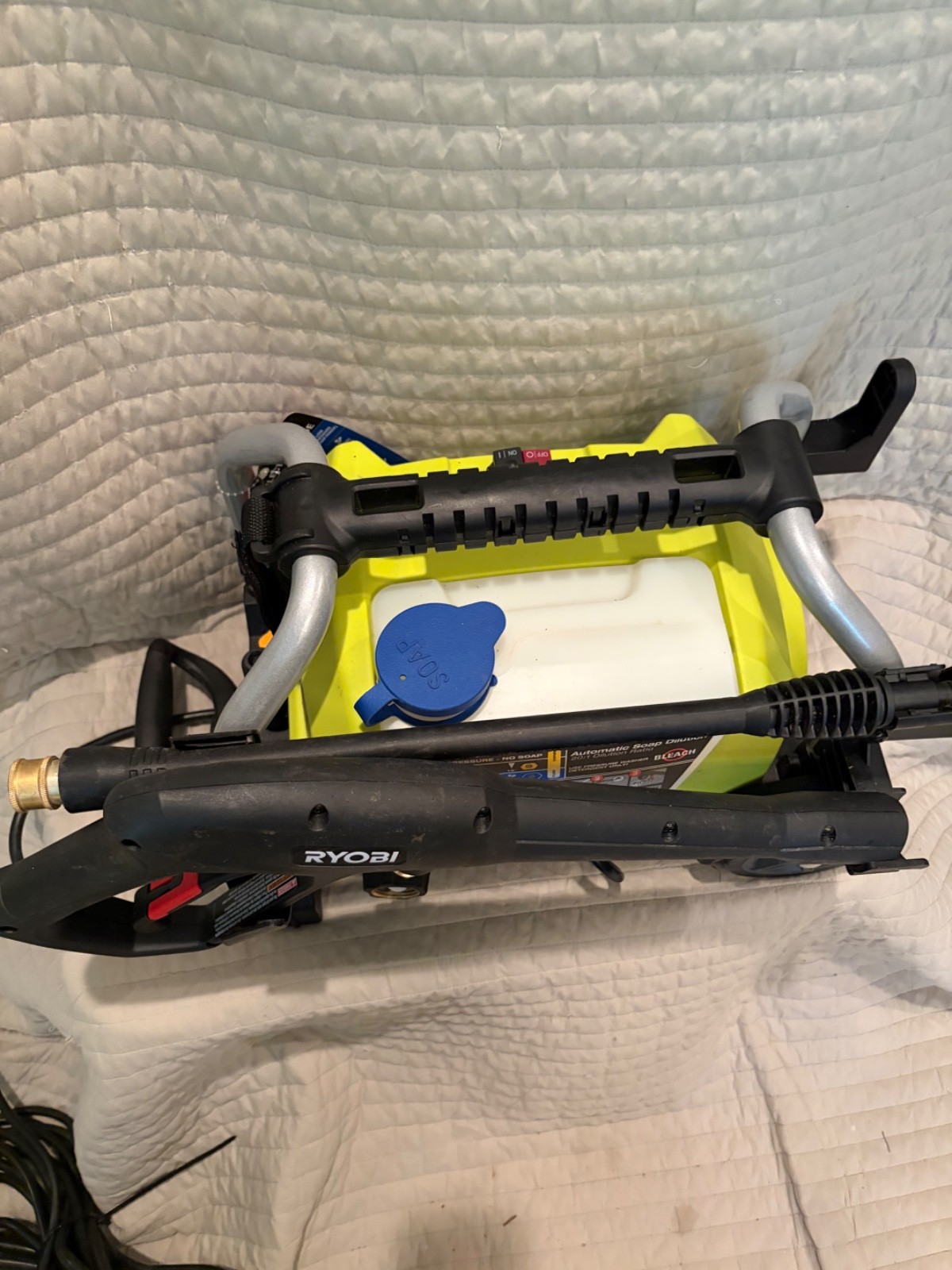 RYOBI RY1419MT 1900 PSI 1.2 GPM Electric Pressure Washer Tested Working