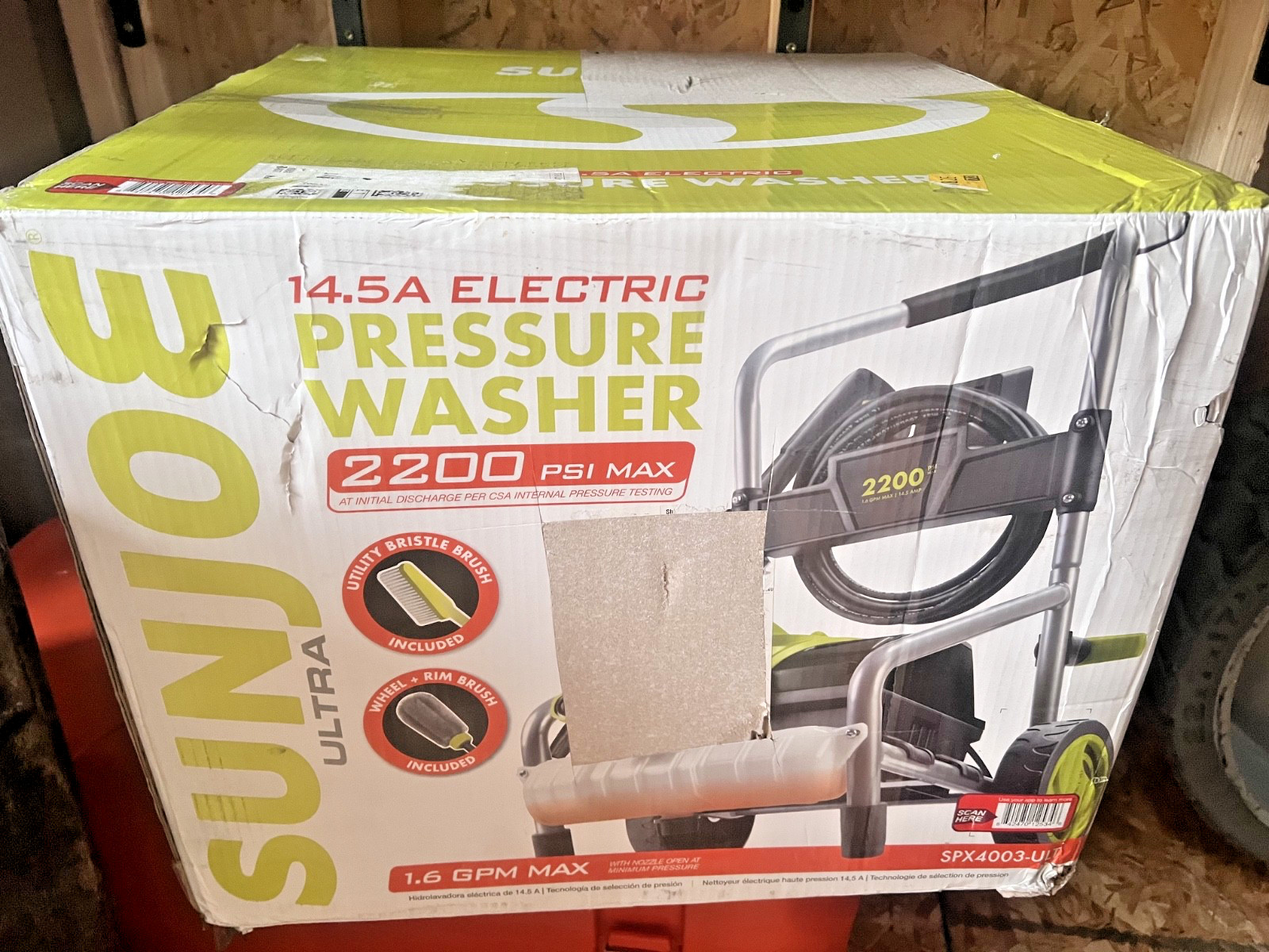 Sun Joe SPX4003ULT 2200 PSI Cold Water Pressure Washer