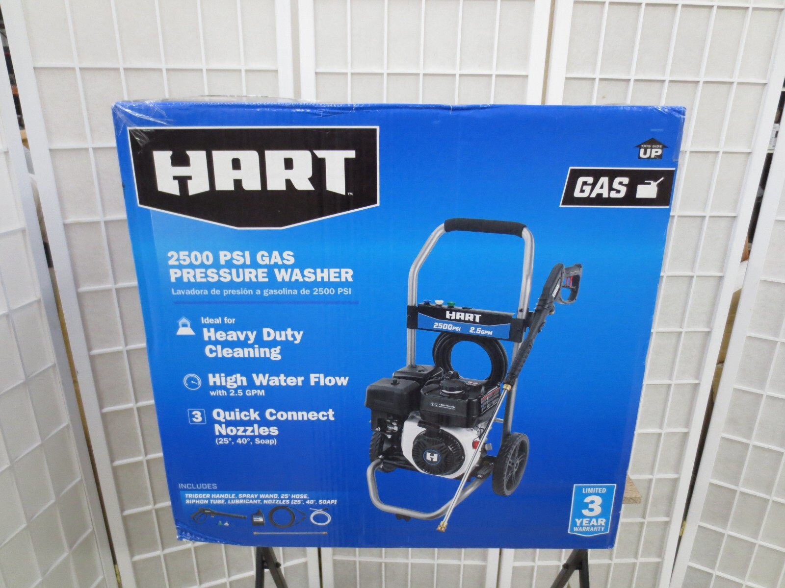 HART POWER 2500 PS1 GAS PRESSURE WASHER (129039-1 CR LOC. CTR-B1)