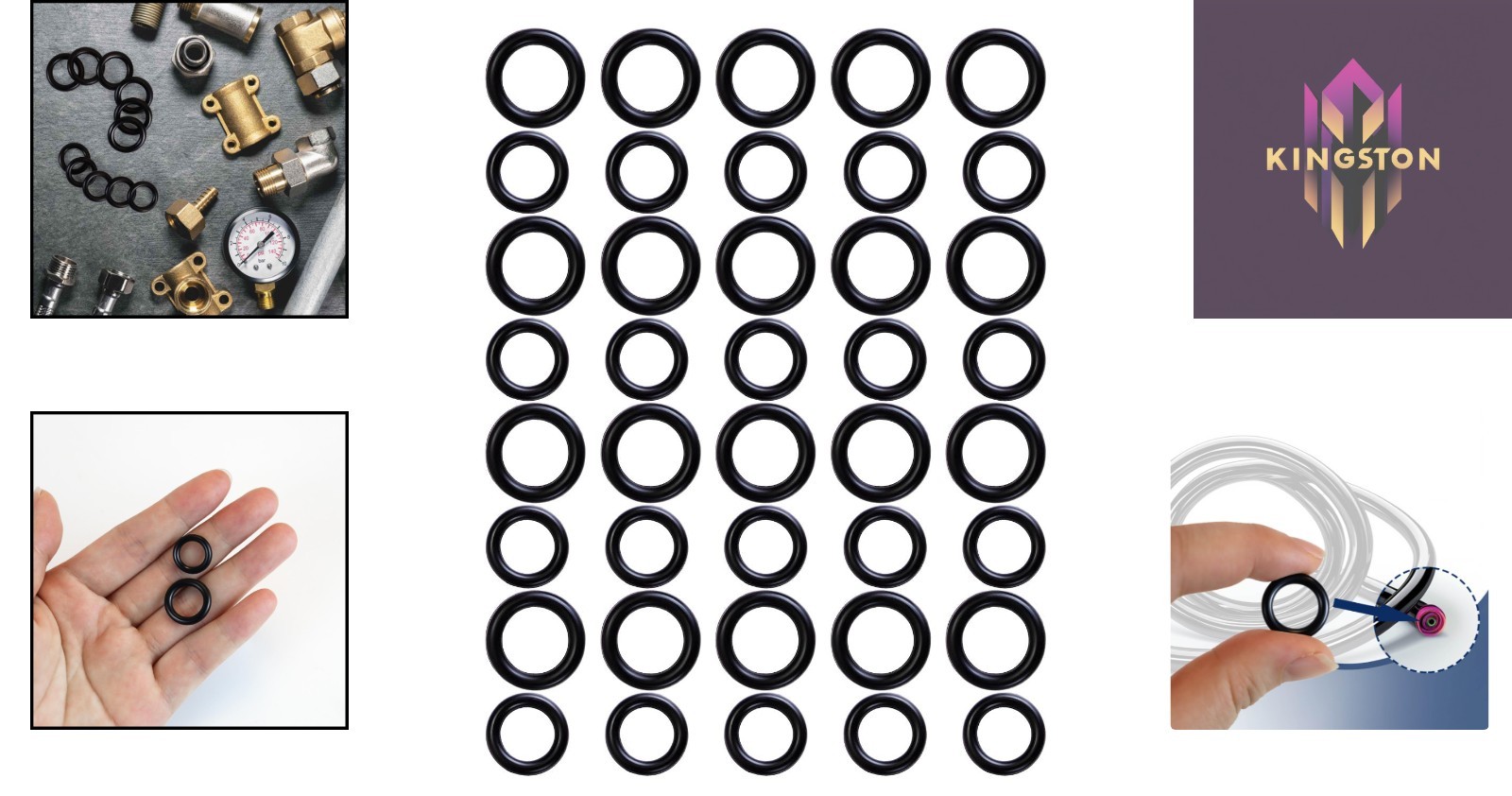 Durable 40-Pack O-Rings for High-Pressure Washers – Leak Prevention Solution