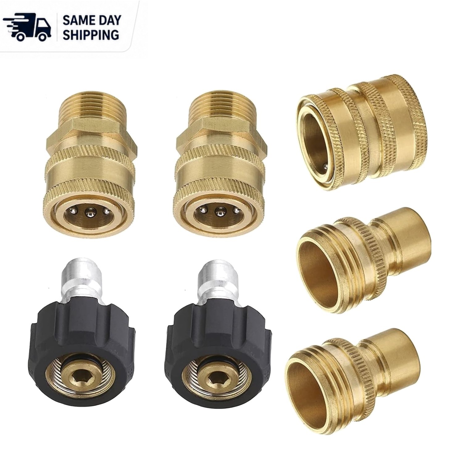 Complete 6-Piece High-Pressure Quick Release Set for Sun Joe & More – 5000 PSI