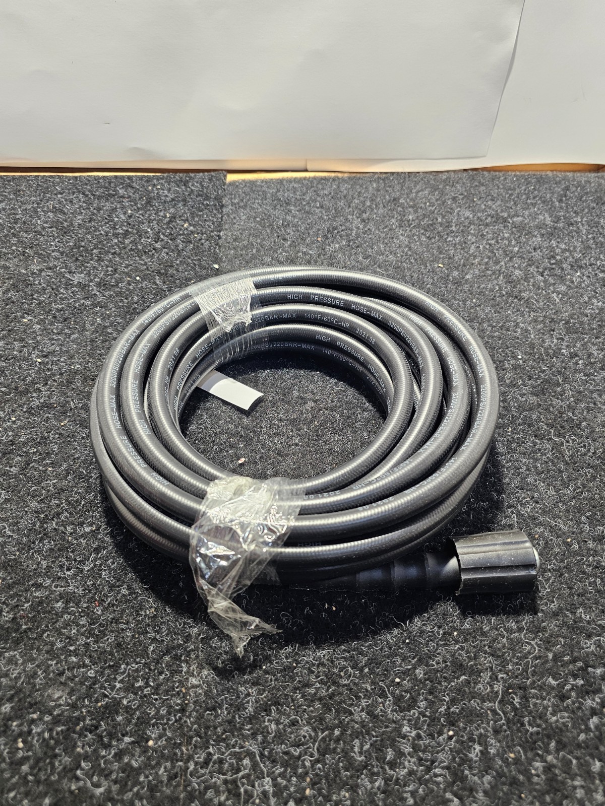 Valley Industries 25TPR14-MIT 25′ 2600 PSI High Pressure Washer Hose, Black