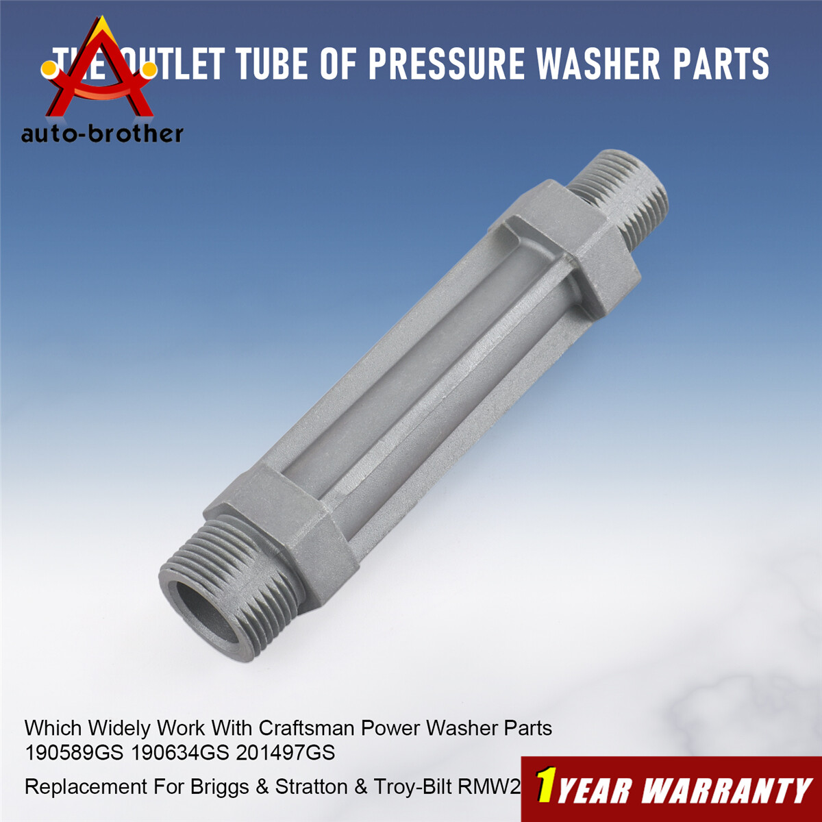 Power Pressure Washer Pump Water Outlet Tube – 190589GS 190634GS 201497GS