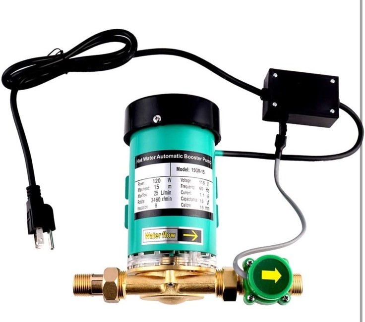 Pressure Pumps 115V/60Hz 3/4 inch Outlet 120W Water Pressure Booster Pump W/