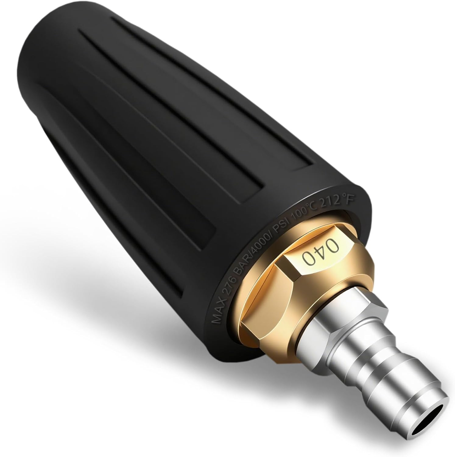 Turbo Nozzle Pressure Washer Tips, Max 4000 PSI, Upgrade 360° Rotating Turbo Spr