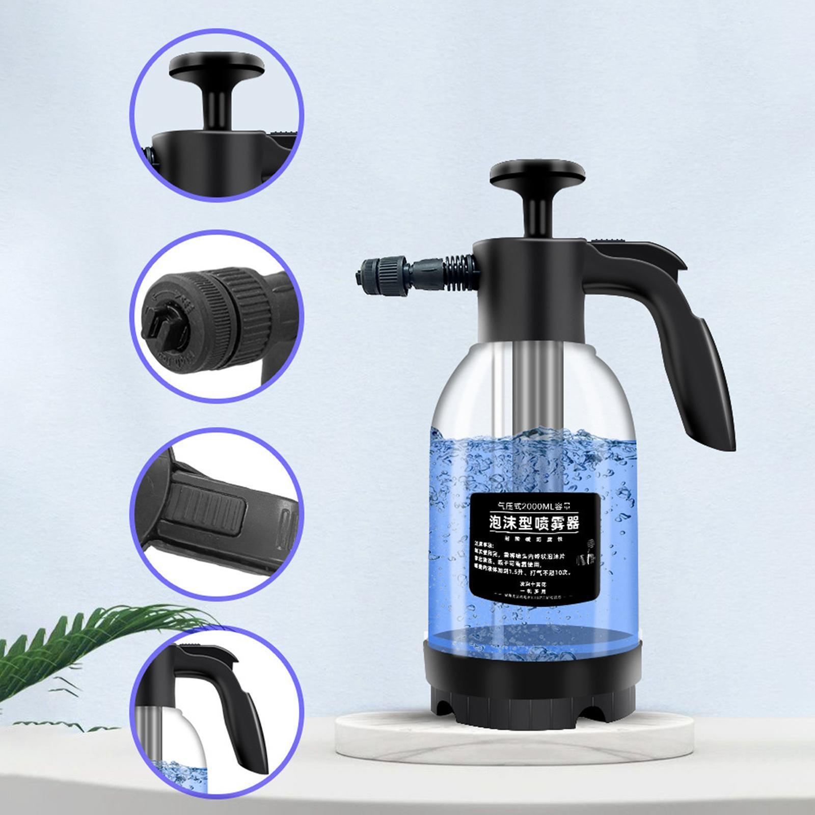 Car Wash Pump Manual Foaming Sprayer Hand Pressurized for House Cleaning