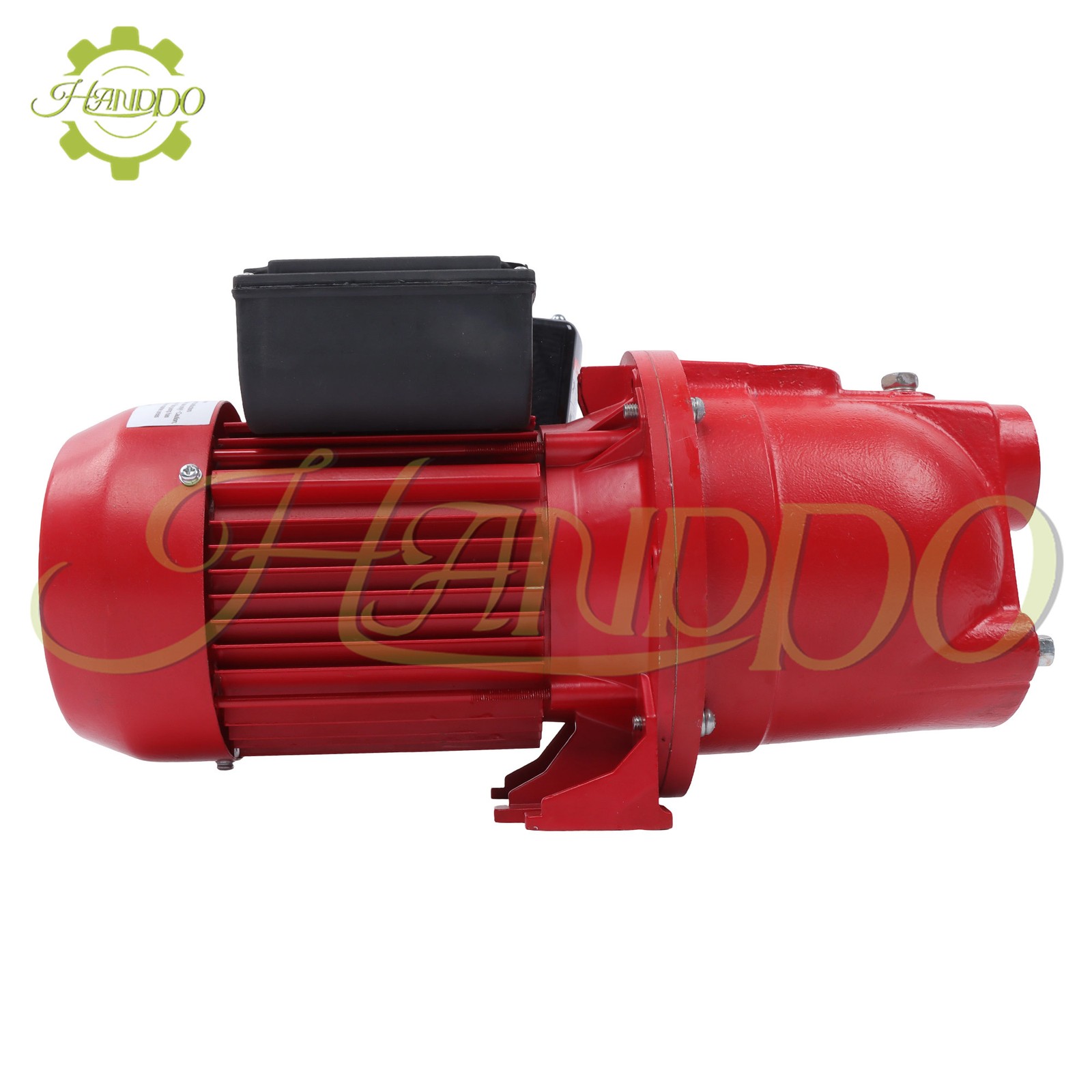 Shallow Well Jet Pump 3/4 HP 13 GPM, Cast Iron, 115/230V Dual Voltage, Red