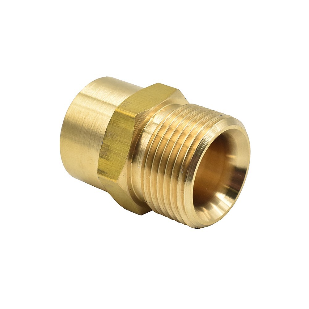 Interstate Pneumatics PW7150 Pressure Washer M22 x 1/4 Inch FNPT Brass Adapter
