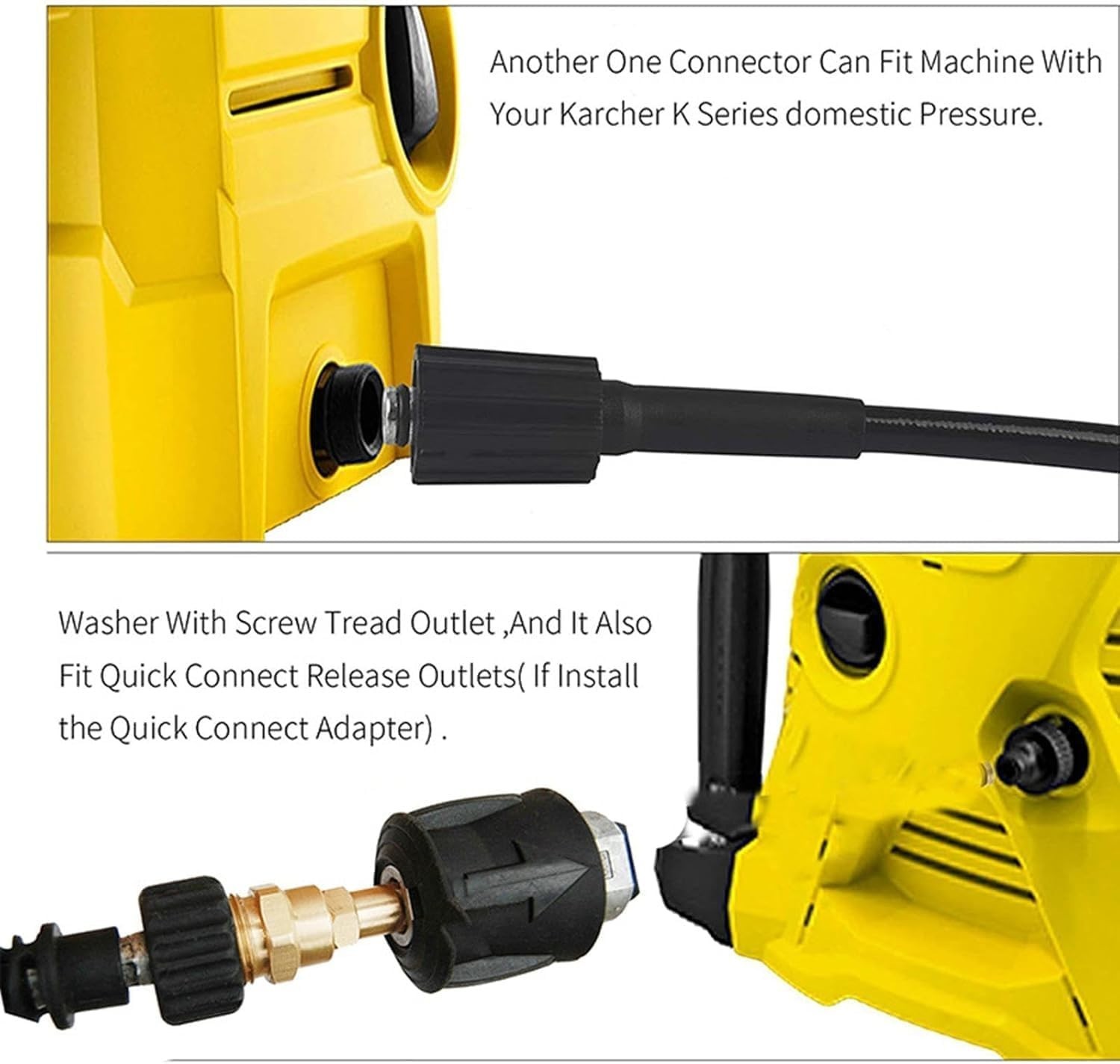 Versatile M22 Quick Connect Adapters for High Pressure Washer – 2 Pieces