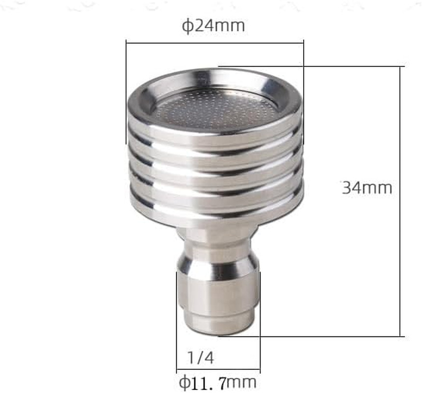 Pressure Washer Tips Spray Nozzle Soft Rain Shower Head Sprinkler with 1/4 Quick