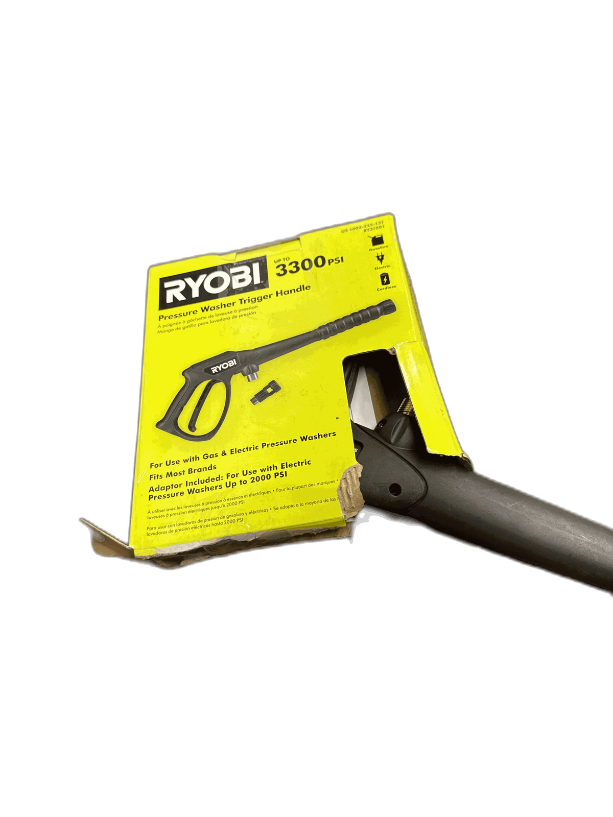 RYOBI 3,300 PSI Pressure Washer Trigger Gun Kit