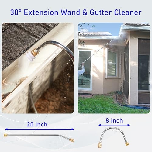 Telescoping Pressure Washer Wand, 20 Feet Aluminum High Power Washer 20 FT