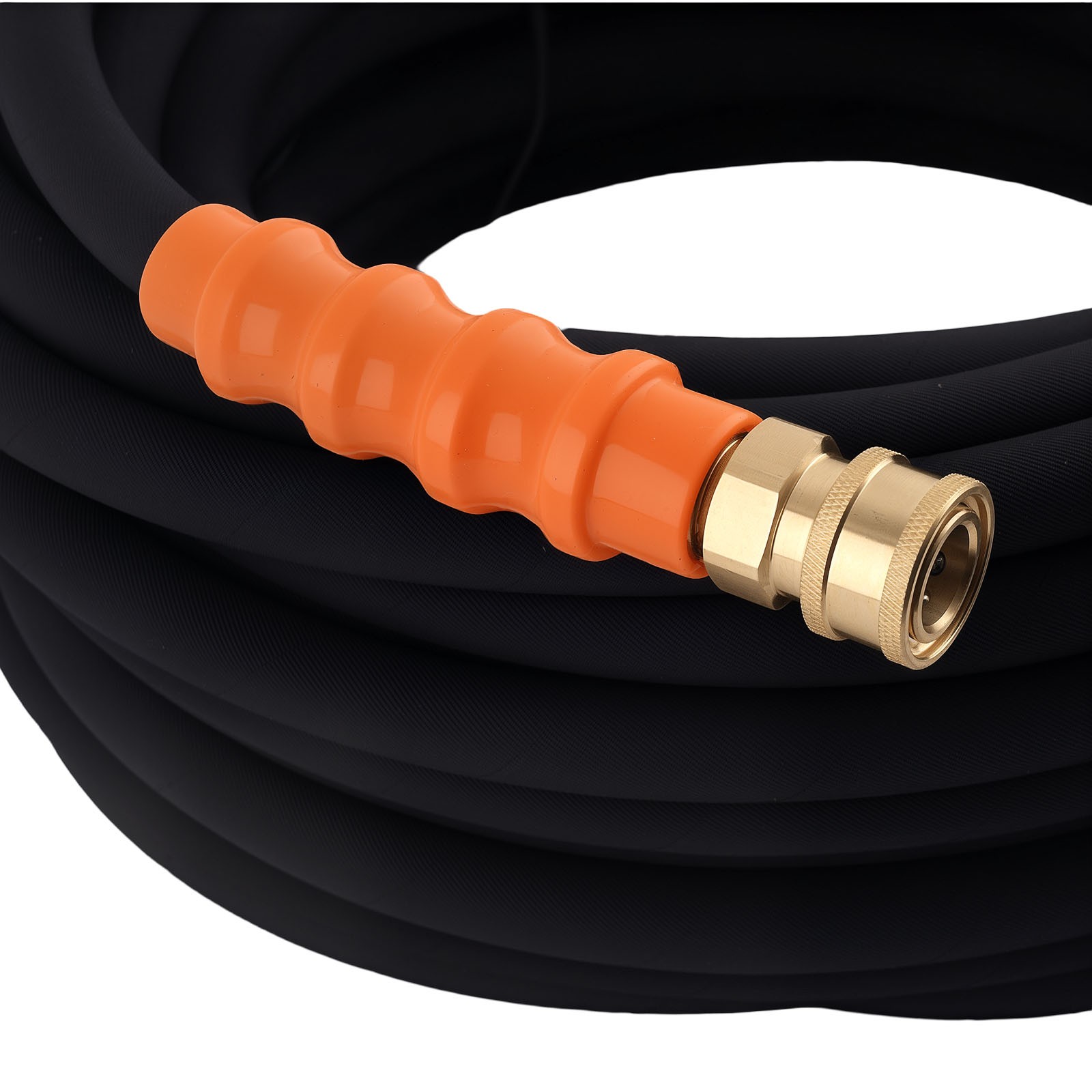 3/8″ Pressure Washer Hose 70FT 4800PSI Cold Hot Water Steel Wire Braid