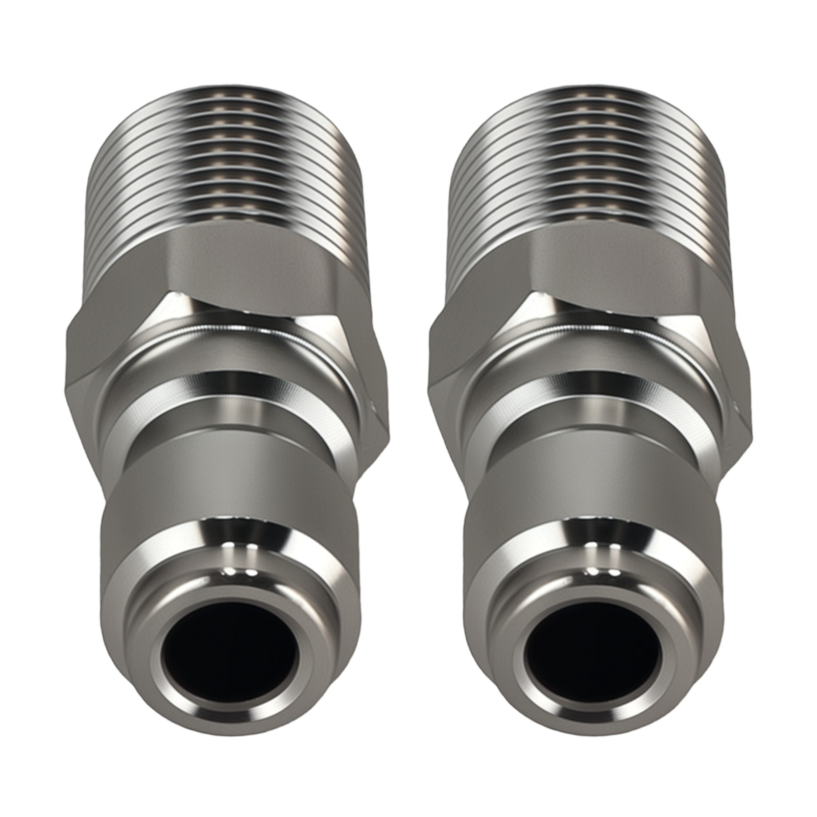10* 3/8″ NPT Pressure Washer Fitting Quick Connect Adapter Plug Socket Stainless