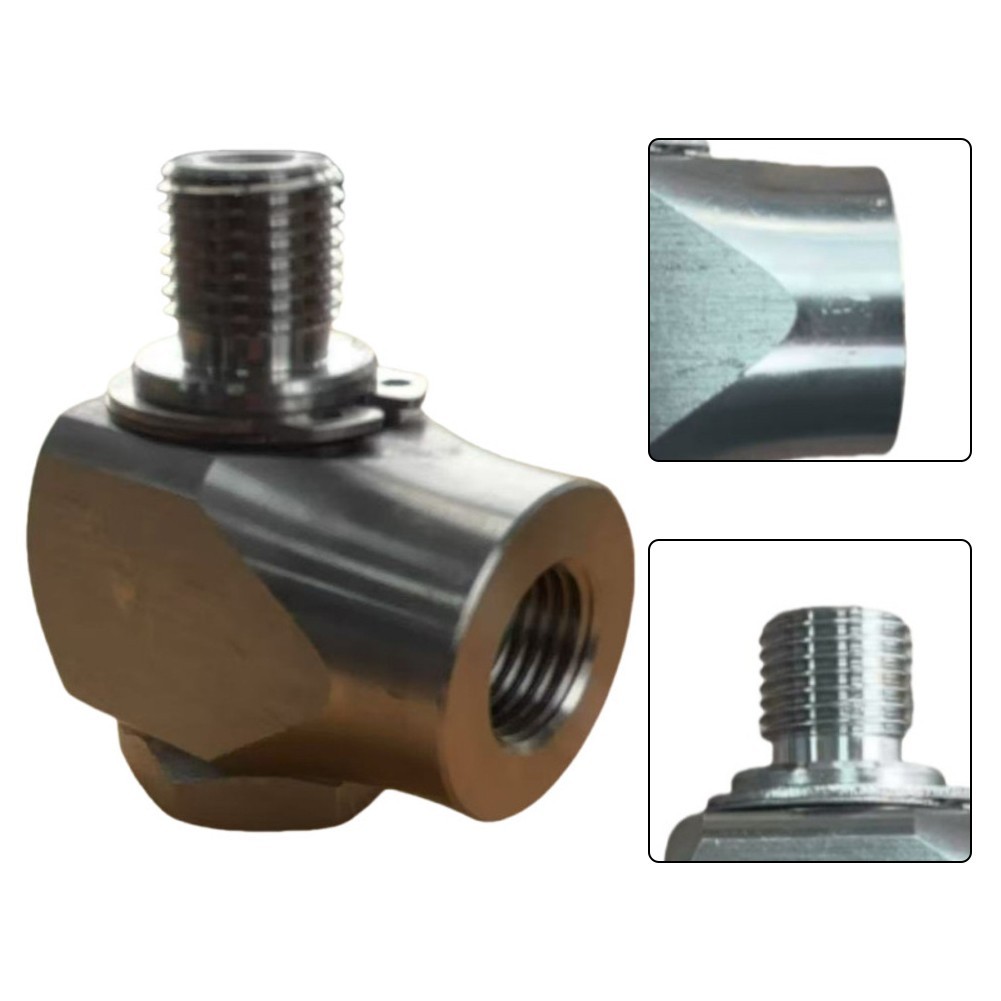 360 Degree Swivel Joint High Pressure Washer Car Wash Arm Connector Stainless