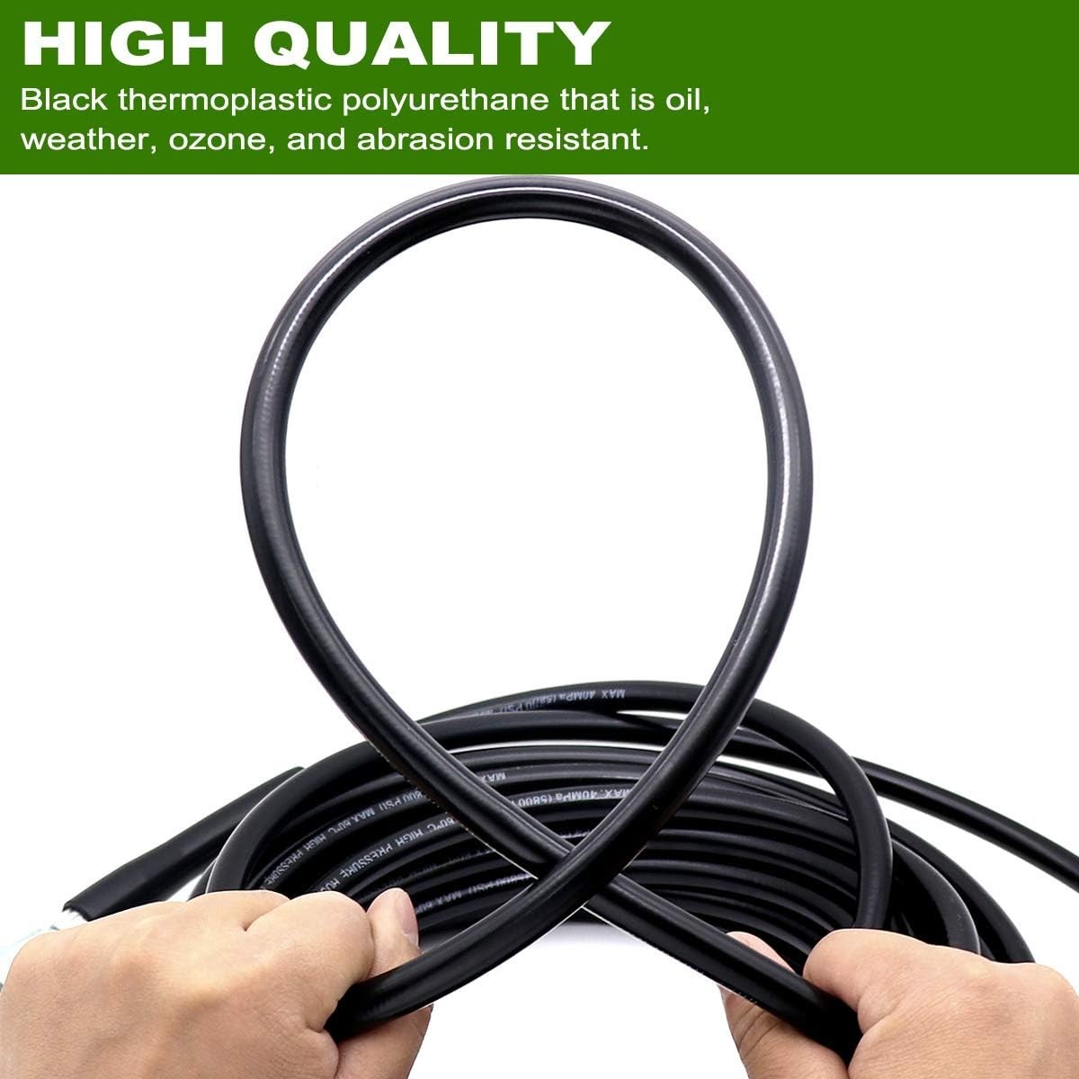 Sewer Jetter Kit for Pressure Washer – 50FT Hose, 5800PSI