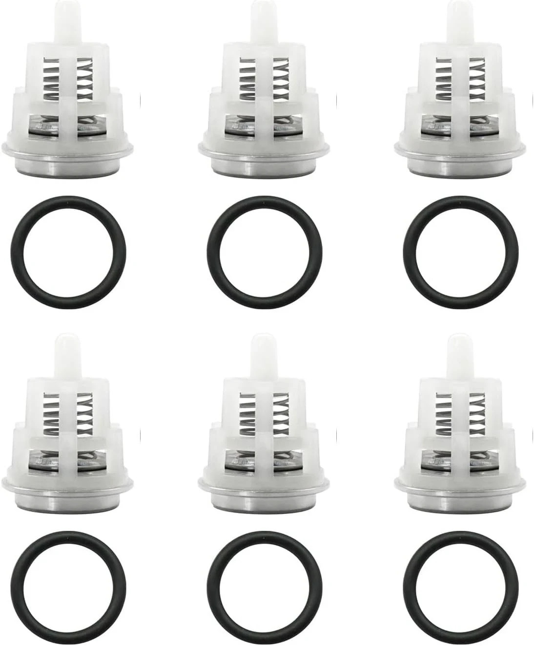 6 PCS Pressure Washer Pump Check Valve Kit for EZ TC TP TX Replaces Kit 123