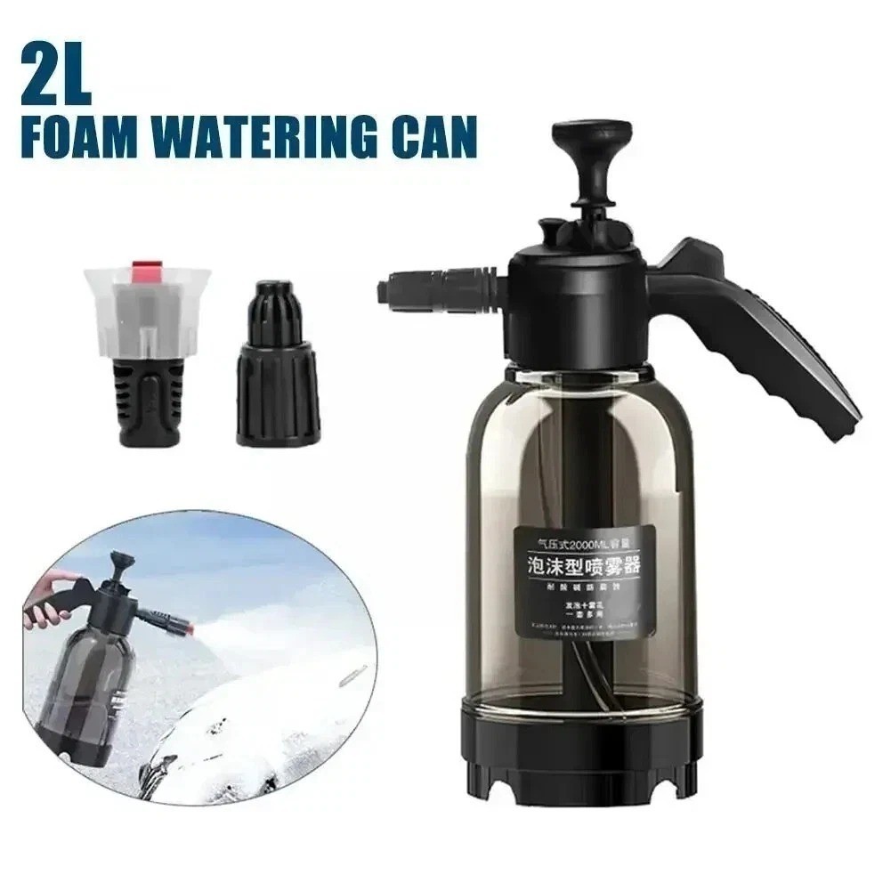 2L Hand Pump Foam Sprayer Pneumatic Washer Foam Snow Foam High Pressure Car Wash