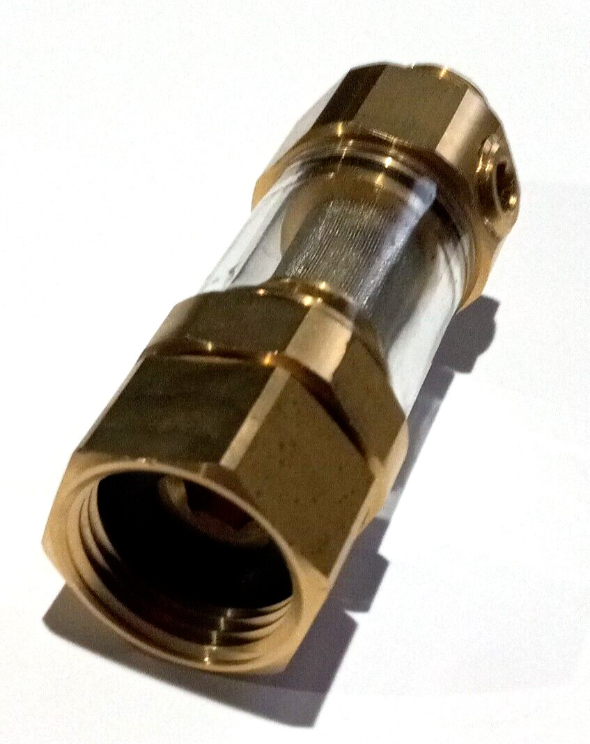 MTM ClearView In-Line Filter With One 1/4 Bypass, 1/2″ NPT x 3/4 Garden Hose