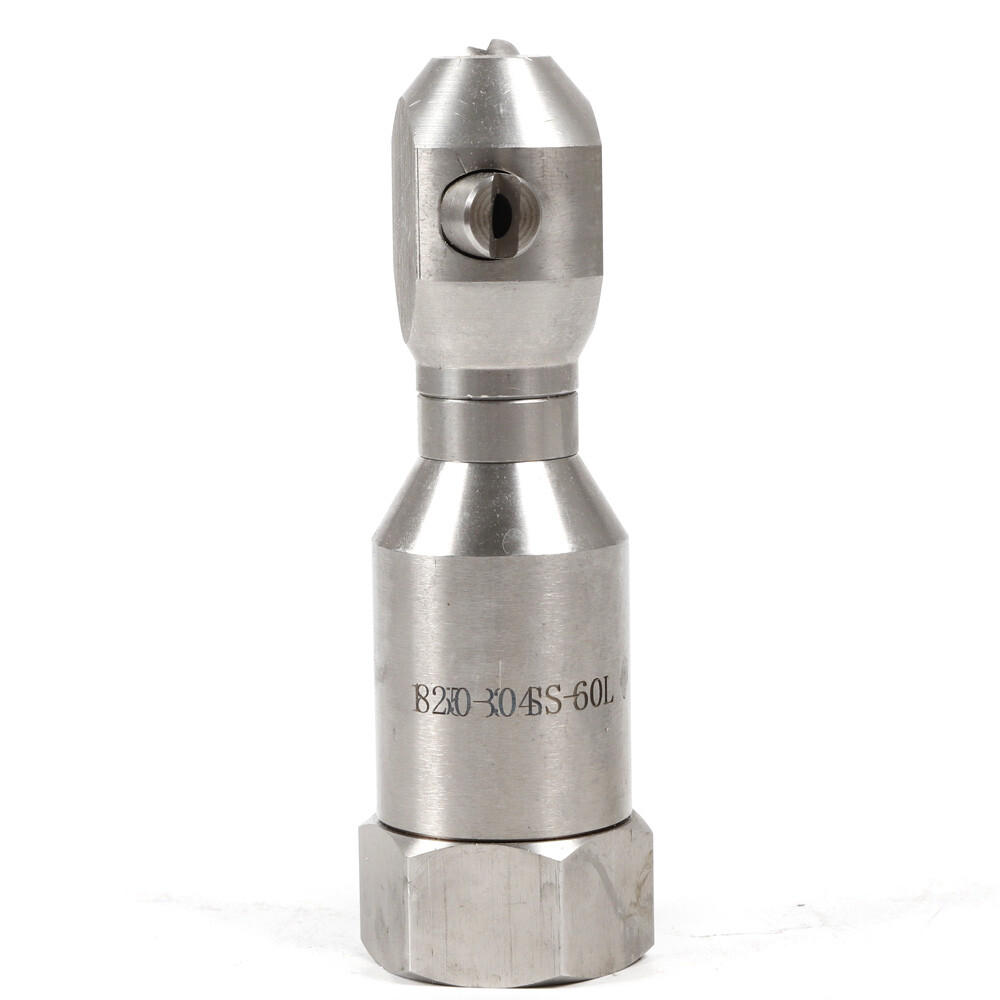 Stainless Rotating Jet Spraying Washing Nozzle Tank Barrel Pipeline Clean 1/2”