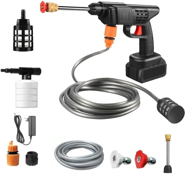 Cordless High Pressure Car Washer Portable Cleaner Electric Jet Spray w/ Battery