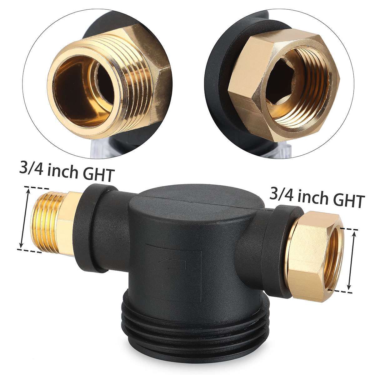 Garden Hose Inlet Filter Inline Water Pressure Washer Washing Machine Sediment