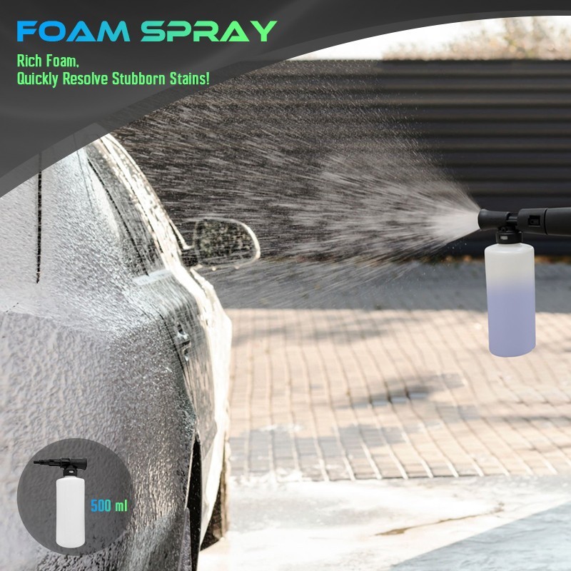 Pressure Washer 4200PSI 2.5GPM, Steel Lance, 500ML Foam Cannon, for Driveway