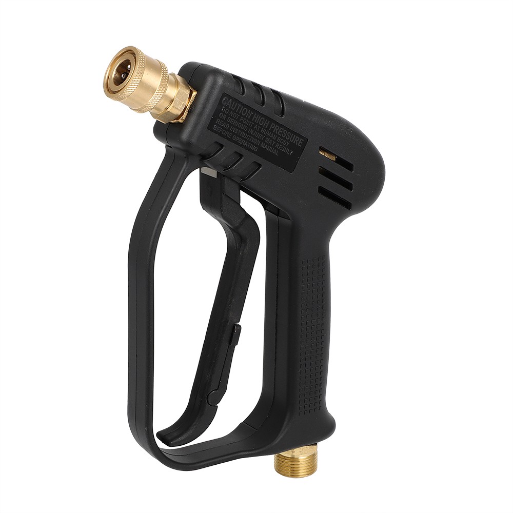 Short Pressure Washer Gun w/M22-14mm Inlet Stubby High Pressure Handle Gun New
