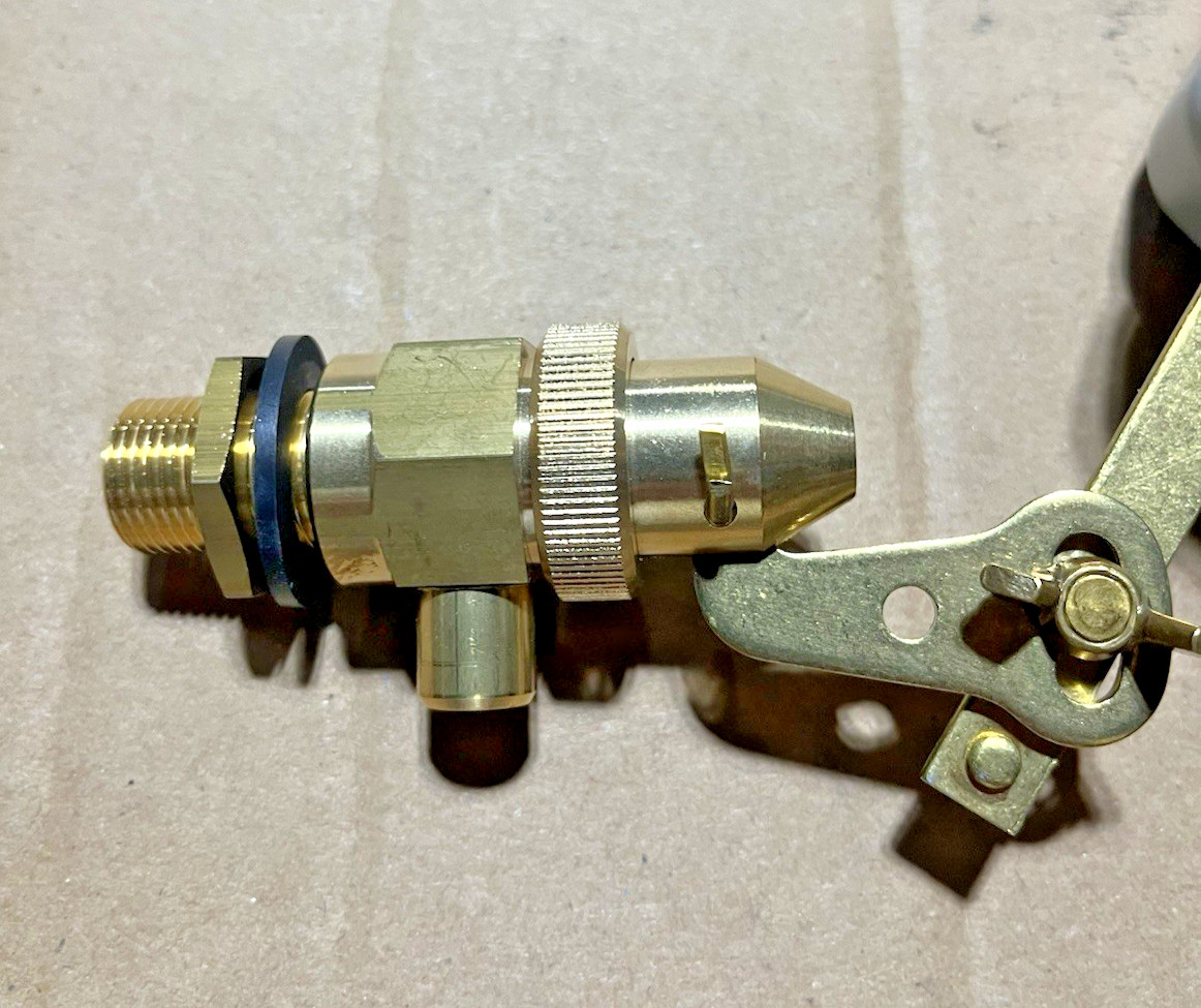 Float Tank Valve 3/8” NPT Brass Adjustable Pressure Washer Float Valve