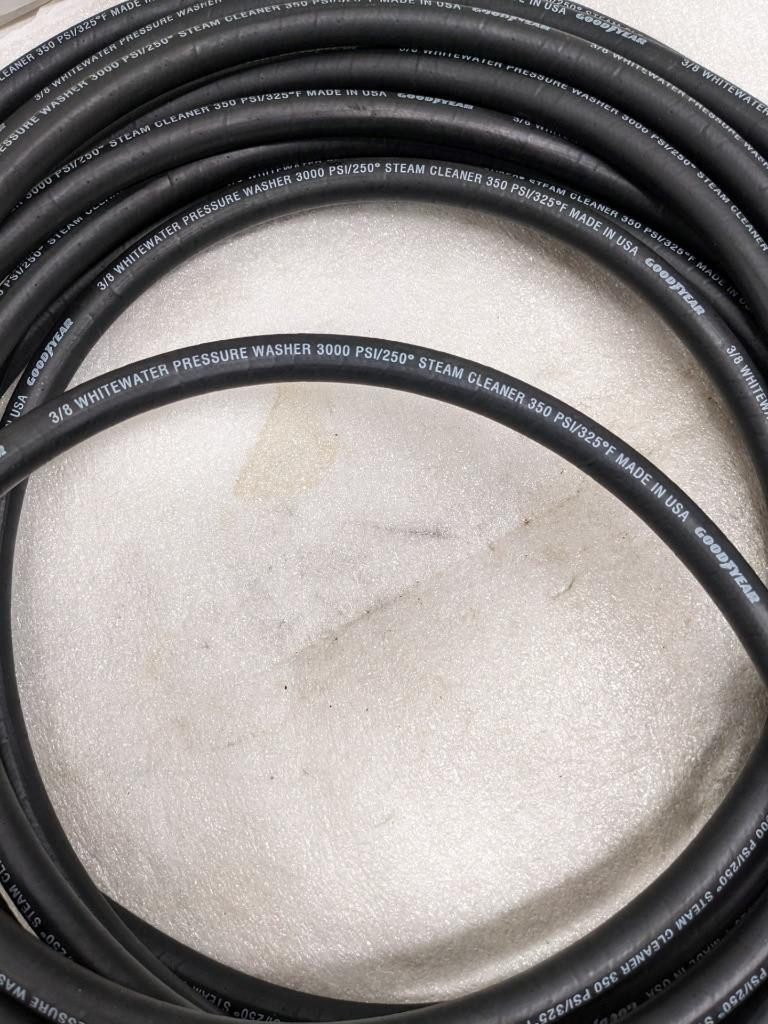 GOODYEAR 89016010 WHITEWATER 3/8″X50′ PRESSURE WASHER STEAM CLEANER HOSE NEW R3