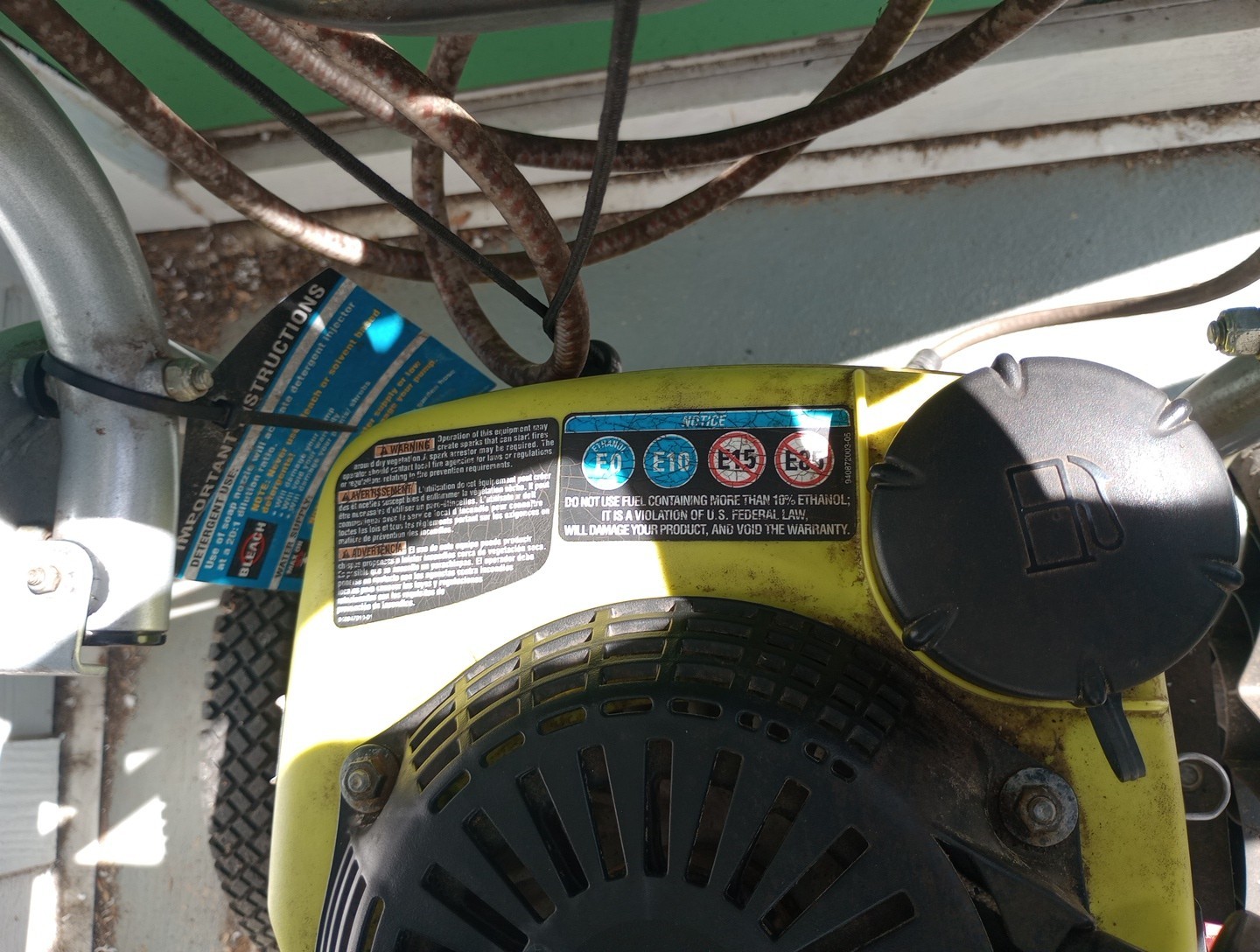 RYOBI3100 PSI 2.5 GPM Cold Water Gas Pressure Washer with Honda GCV190 Engine
