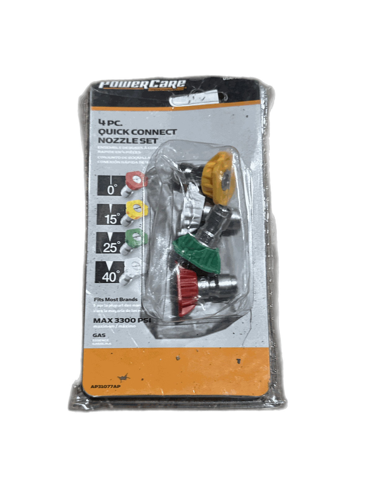 Powercare 3300-PSI Pressure Washer Nozzle Kit