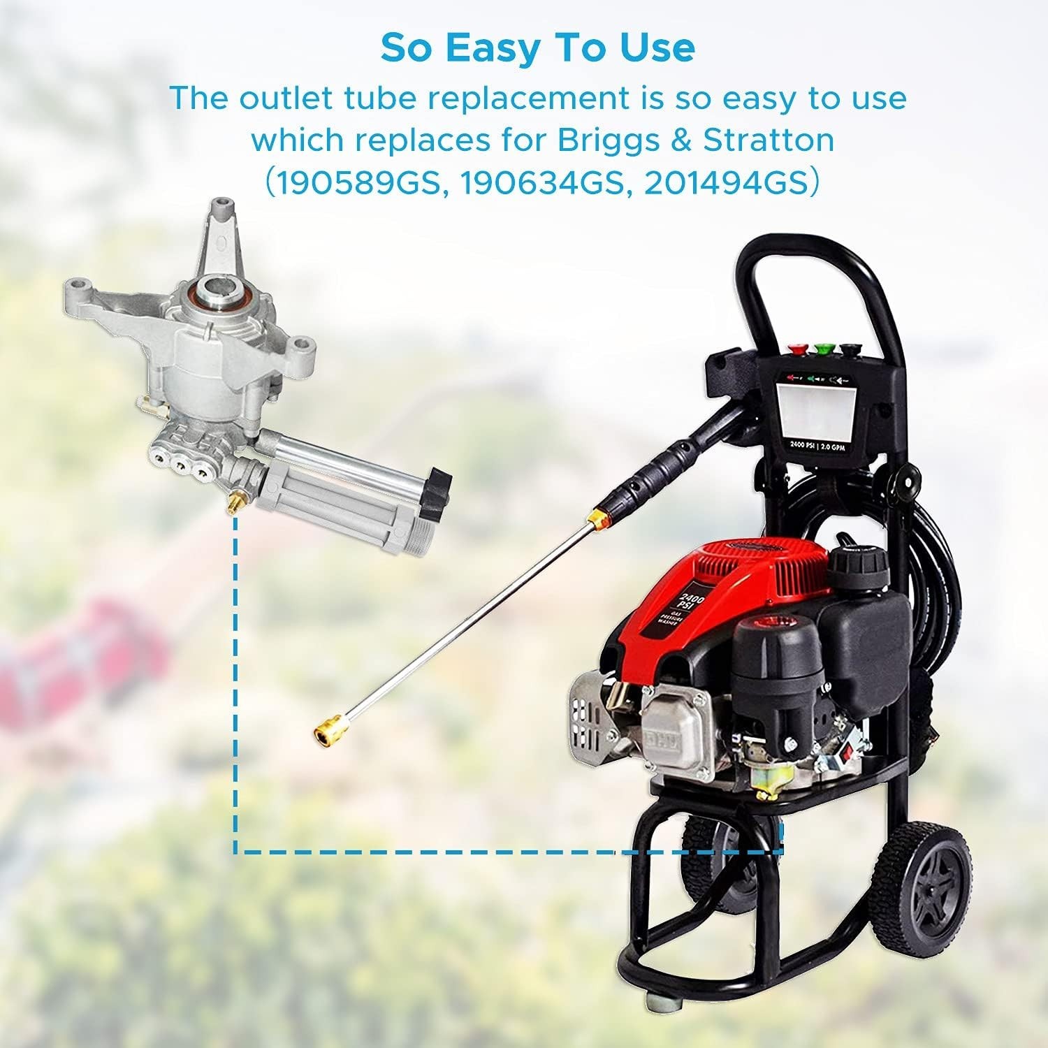 Pressure Washer Parts Craftsman Power Washer Parts Outlet Tube Replacement