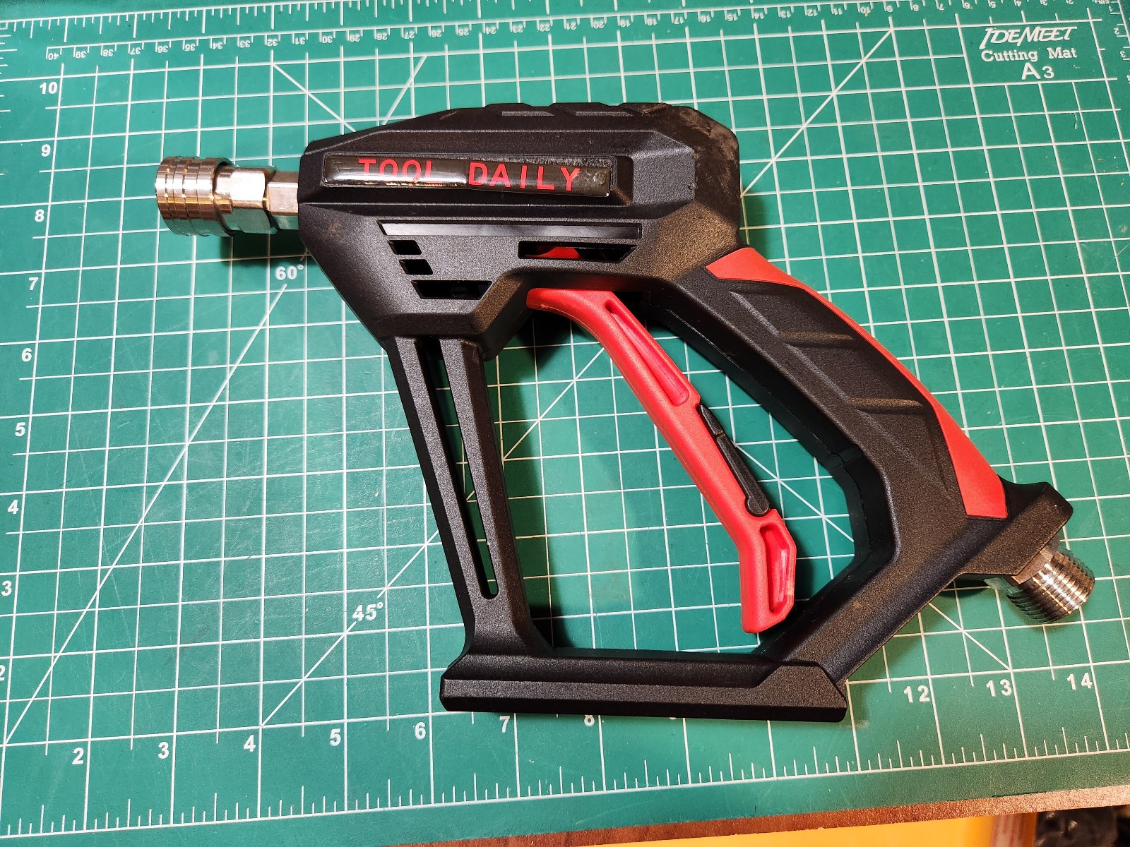 Tool Daily Short Pressure Washer Gun With Foam Cannon, 1/4 Inch Quick detach