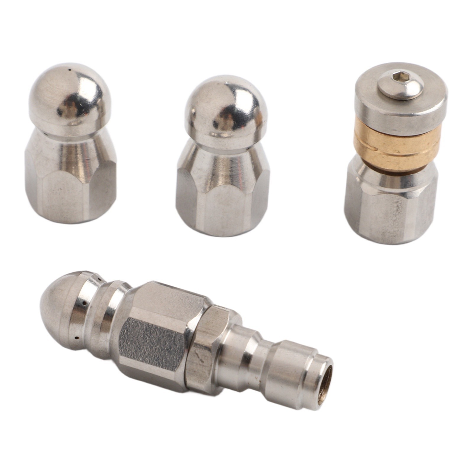 Stainless Steel Sewer Jetter Kit Clear Obstructions and Maintain Smooth Flow