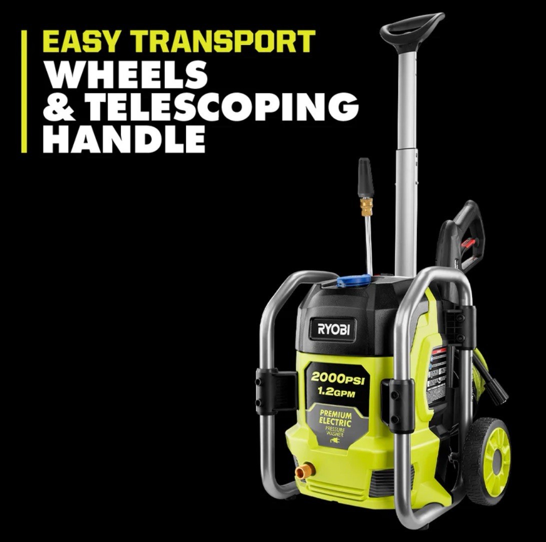2000 PSI 1.2 GPM ELECTRIC PRESSURE WASHER