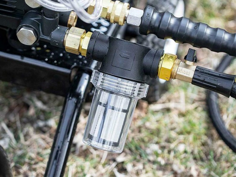 in-line Garden Hose Water Filter for Well Water, Line Hose Water Sediment Filter