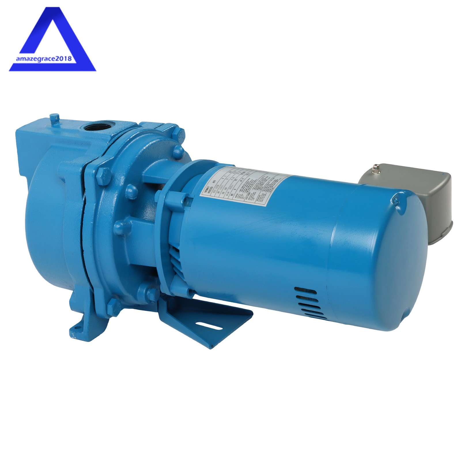 1/2 HP, Dual 115/230v Cast Iron J5S Shallow Well Jet Pump Single Phase 3450RPM