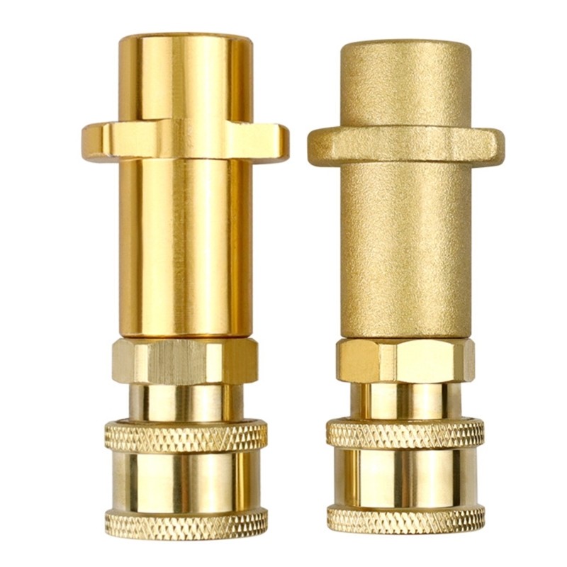 Pressure Washer Adapter Brass Fitting Quick Insert for Foams Bottle Nozzle Brush