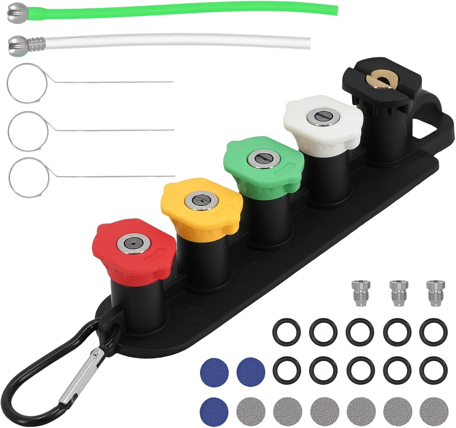 Pressure Washer Accessories: Nozzle Tips, Foam Cannon Kit & O Rings