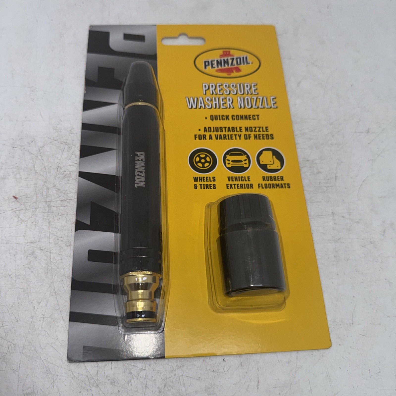 Pennzoil Pressure Washer Nozzle 1/2” Or 3/4” Quick Connect Adapter