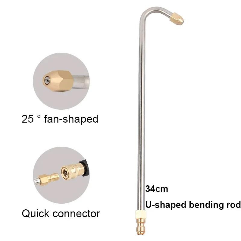 25° & 90° Angle High Pressure Water Gun Nozzle V-Shape Spray Washing Universal