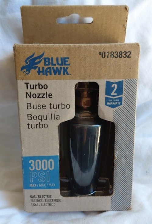 Turbo Nozzle 3000 PSI Blue Hawk Fast Free Shipping in USA
