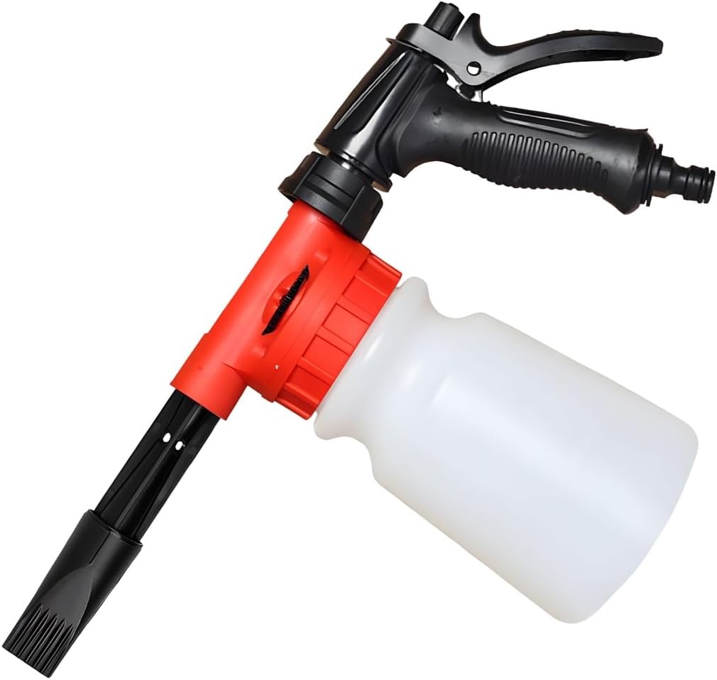 Car Wash Foam Gun Adjustable Foam Cannon for Hose 6 Level Soap Sprayer Garden