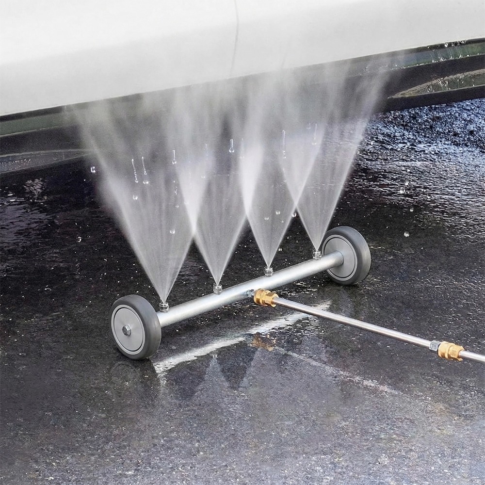 Under Car Pressure Washer Undercarriage Cleaner Underbody Wash Broom 4000 PSI