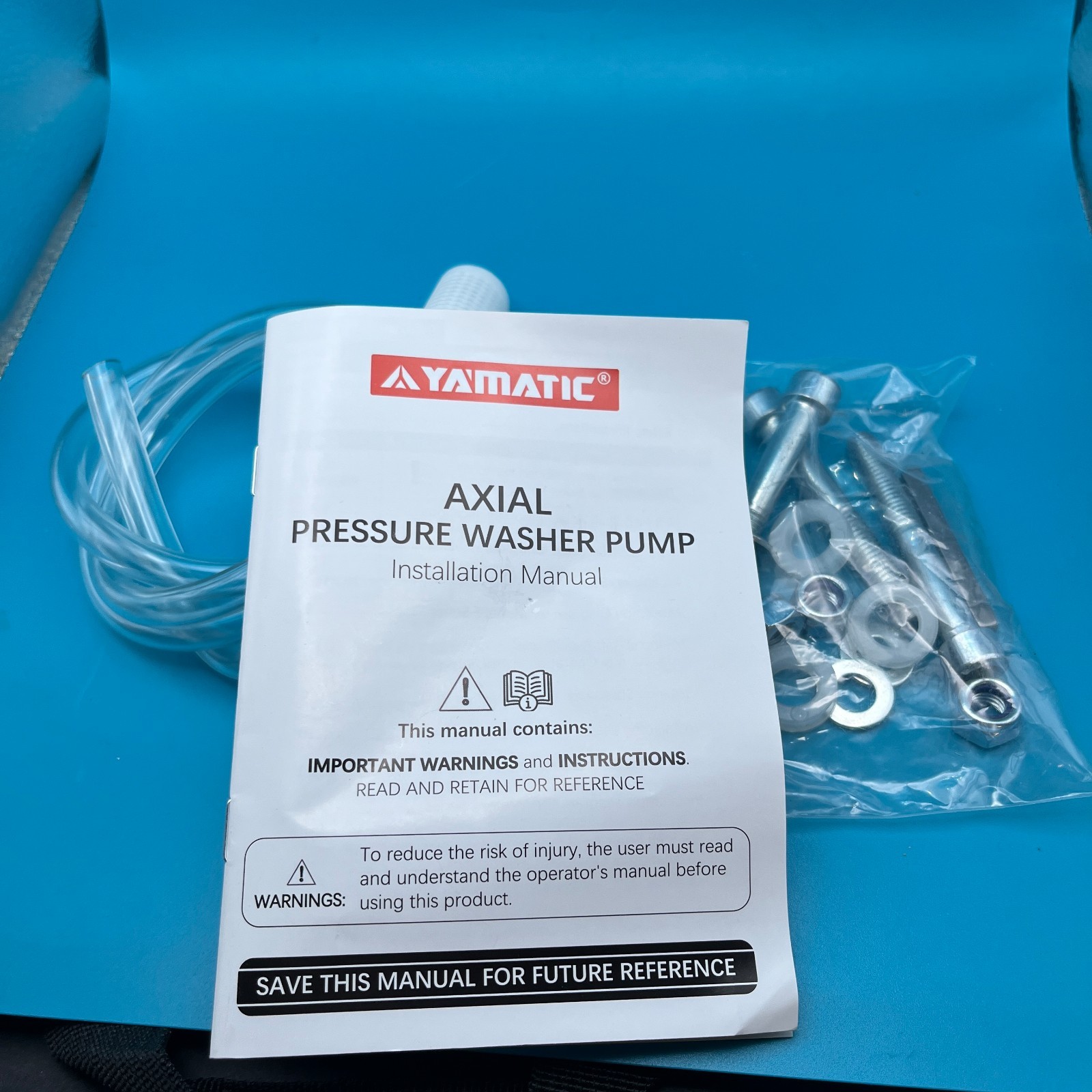 YAMATIC 7/8″ Shaft Vertical Pressure Washer Pump 3000 PSI 2.5 GPM Rear Inlet