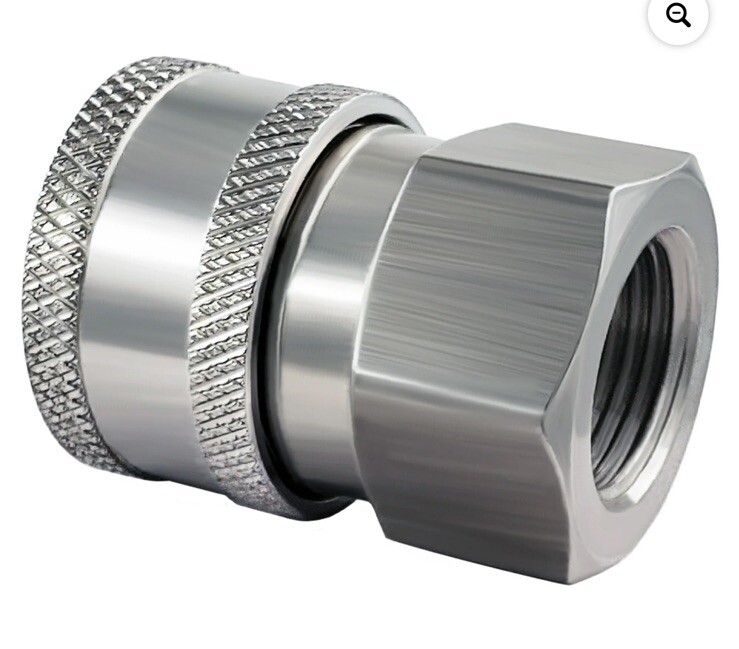 Ultimate Washer 3/8″ Quick Connect Pressure Washer Male and Female Hose Adapter