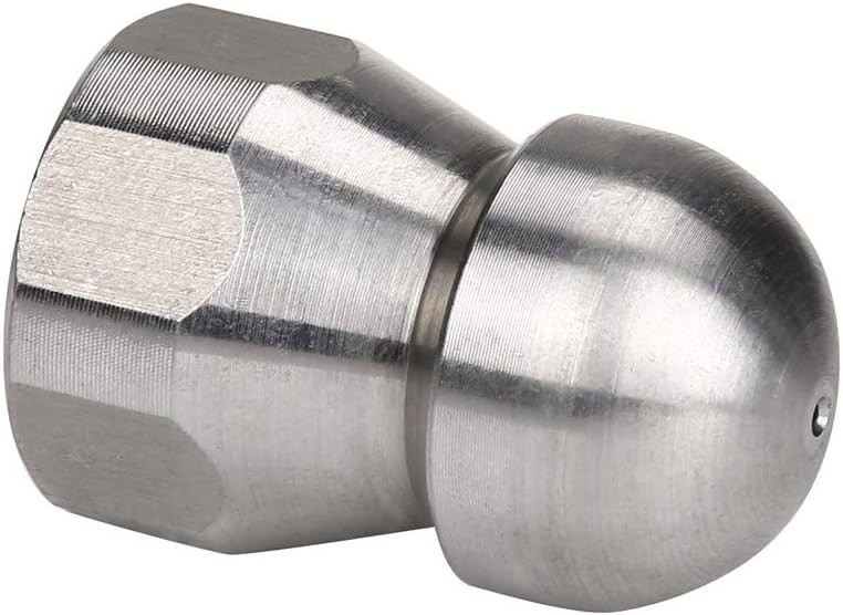 3/8” Button Nose Jet Nozzle – Efficient Stainless Steel Design for 4000 PSI
